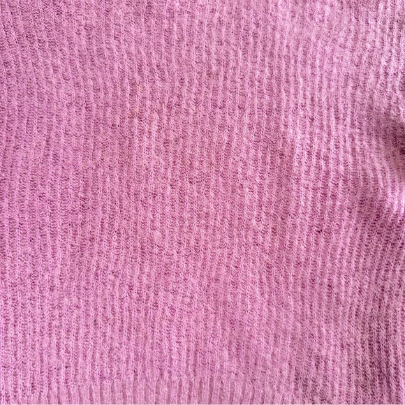 Everlane alpaca mock neck cozy ribbed sweater XS pink - Picture 3 of 11